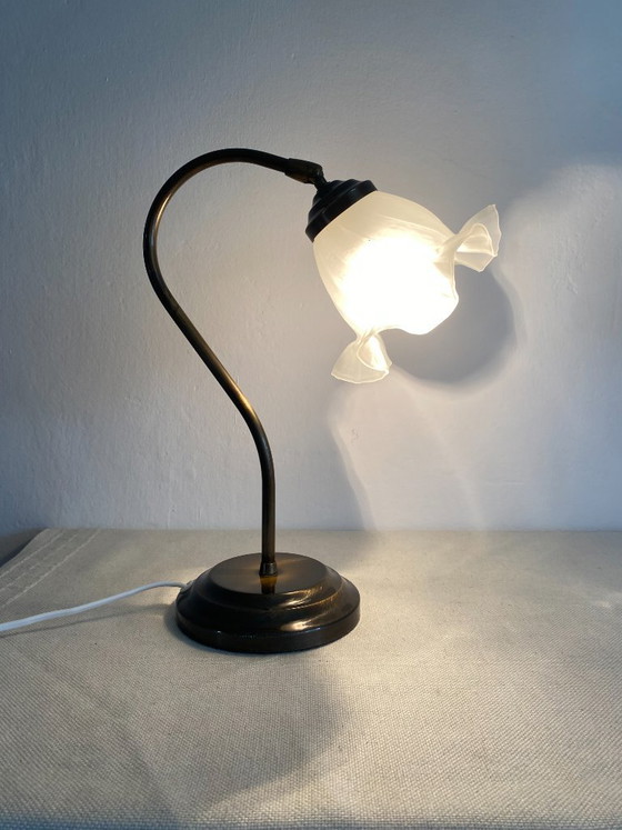 Vintage IKEA KUPLETT Table Lamp B9302, 1995 – Metal, Glass (photo 3 of 8)