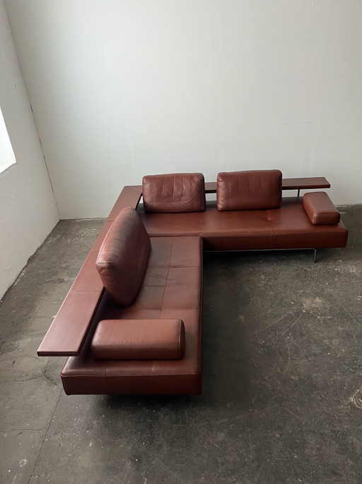 Comme neuf ! Rolf Benz Dono Canapé design Canapé cuir cognac