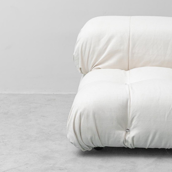 Fauteuil Camaleonda de Mario Bellini pour B&B Italia – Lin Couleur Crème, Années 70 – Design (photo 9 of 9)