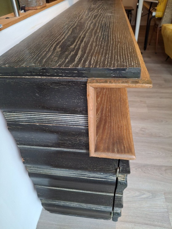 Image 1 of Rare Modernist sideboard 1950 Stamped, Maxime Meniel in Paris