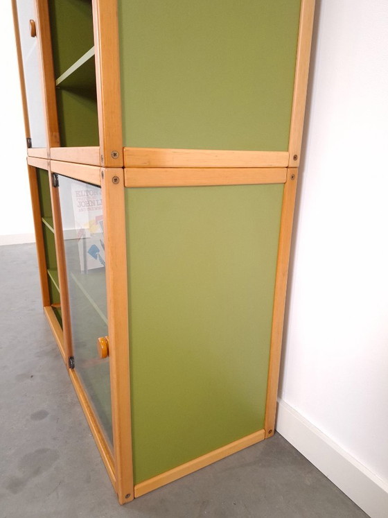 Design Flötotto Profilsystem Mobile modulare – 4 parti – Faggio verde, Mobile 2 – Armadi a muro, Plastic (photo 19 of 25)
