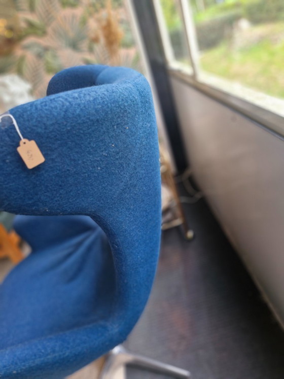 Fauteuil Egg Chair vintage des années 70, style danois – Wool (photo 10 of 13)