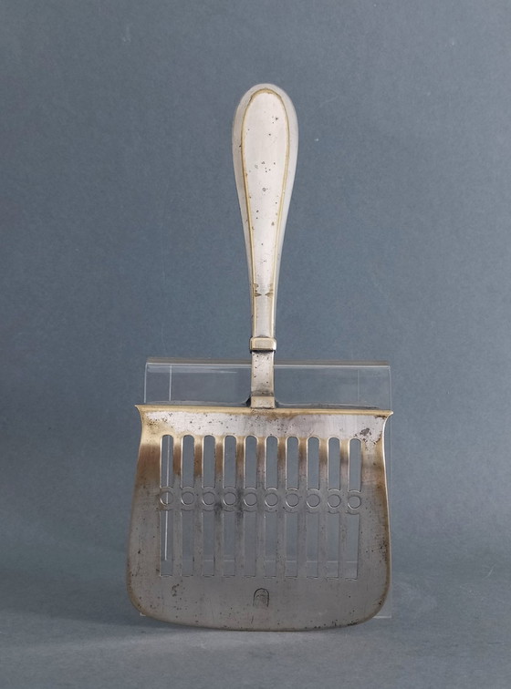 Image 1 of Quist Germany silver-plated art deco serving spoon, 1920s rare