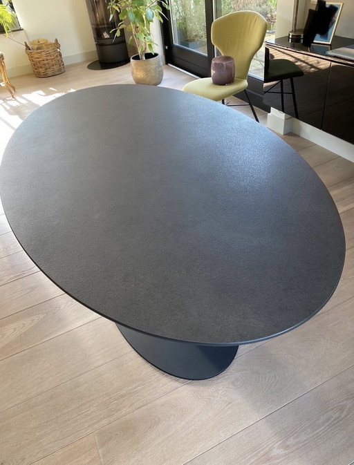 Bree's New World Libra Oval Dining Table AS IS.