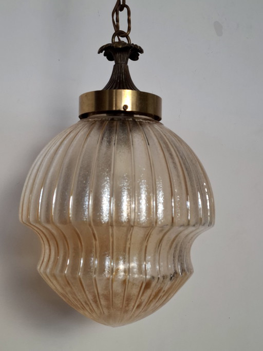 Suspension en verre de Murano des années 1960