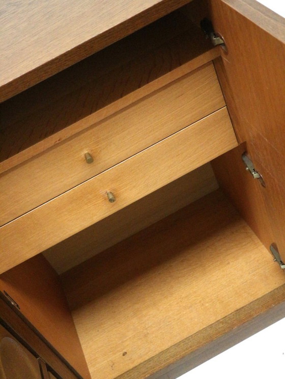 Image 1 of Brutalist Belgisch dressoir van Gerhard Bartels uit de jaren ’70