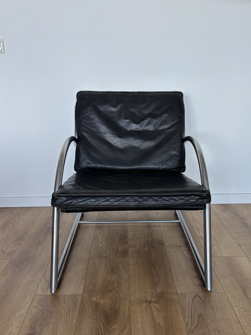 Fauteuil design vintage Rohé Noorwolde par Gerard van den Berg