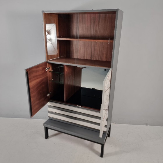 Meuble bar vintage en hêtre, années 1970 – Vaisseliers, Wood (photo 6 of 11)