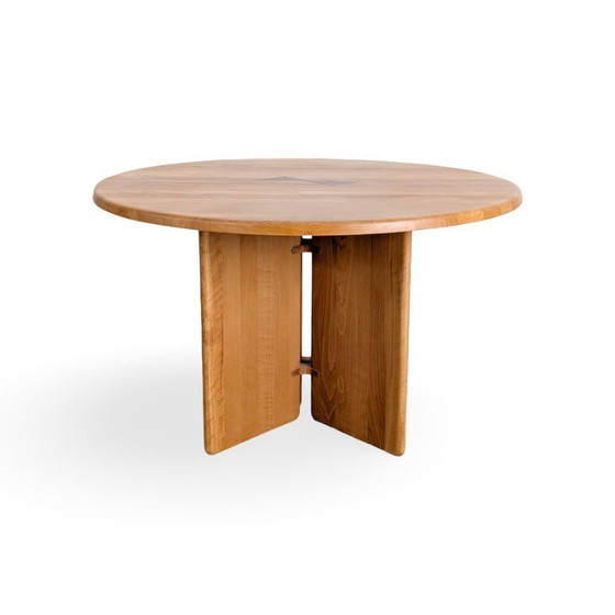 Image 1 of Søren Nissen Ebbe Gehl dining table Seltz noble beech France 1980