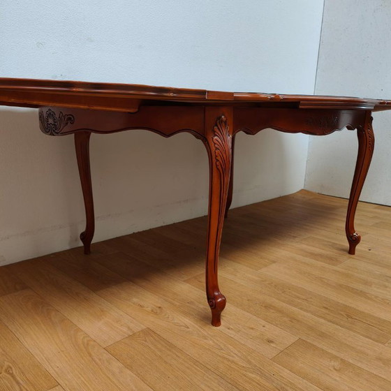 Vintage Country Dining Table Dining Room Table Extendable Table – Wood (photo 15 of 22)