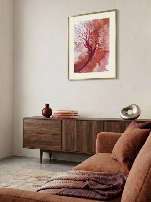 Modern and Contemporary Living Room Furniture, Minimal Style. Elegant Modern Painting