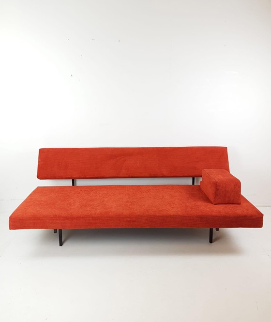 Canapé-lit vintage Gijs Vd Sluis nouvellement rembourré | Sans coussin – Banquettes (photo 12 of 15)