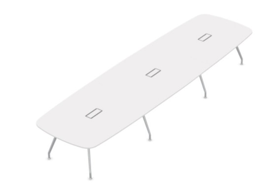 Image 1 of Icf Unitable -Barrel shape meeting table 500x140
