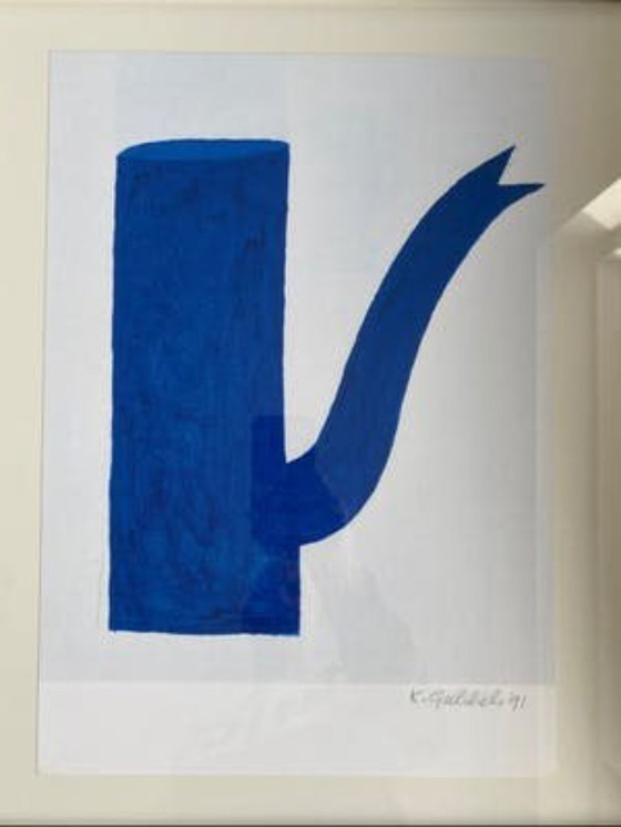 Image 1 of Klaas Gubbels - Jarra azul