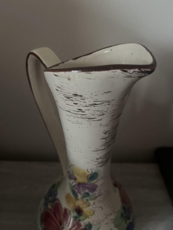 Large West German Vase/Shenk Pitcher – Bay Keramik 249-35 – Completely Intact – Ceramic (photo 4 of 5)