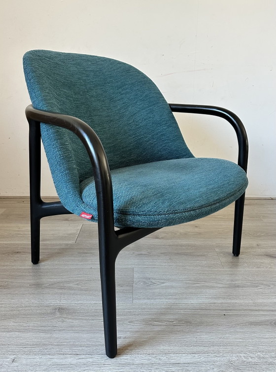 2x Artisan design Armchairs PRICE PER PIECE – Wood, Textile (photo 10 of 10)