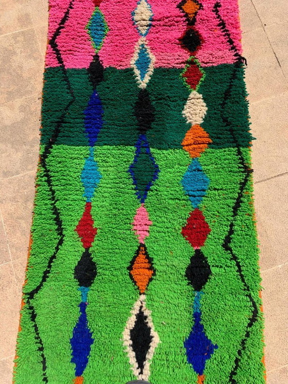 Image 1 of Alfombra de pasillo hecha a mano de 90 cm x 300 cm.