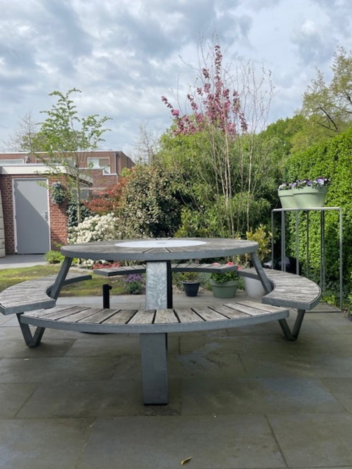 Extremis Pantagruel Picnic - acier et bois dur iroko