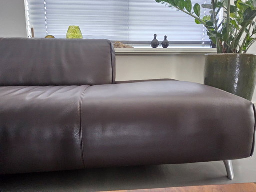 Leolux corner sofa leather. Model Oscar