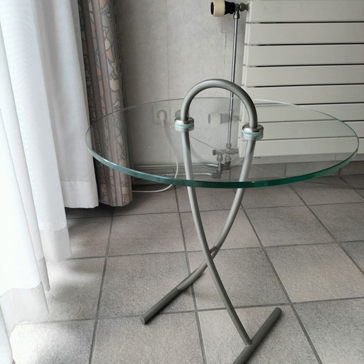 Rolf Benz glass side table