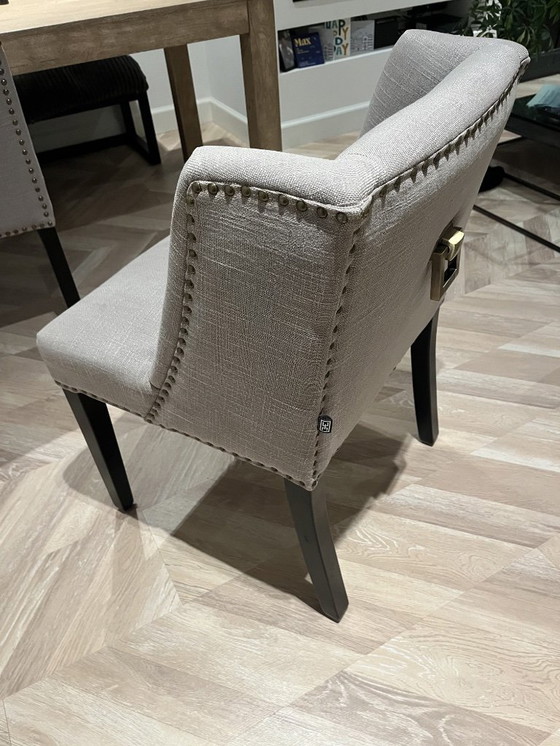 Image 1 of 2x Eichholtz St. James Luxury Dining Chair Gray – Luxury Collection eichholtz