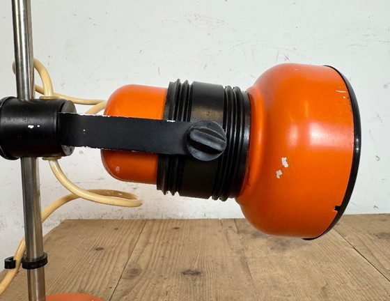 Image 1 of Lampe de table orange vintage, années 1970