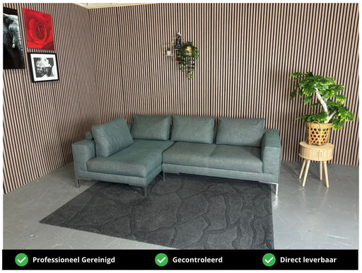 CONSEGNA GRATUITA Design in Stock Divano angolare Aikon Turchese 255x155 RICONDIZIONATO