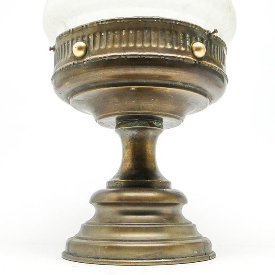 20th Century Pendant Lamp, Austro-Hungary, 1890s – Glass, Brass (photo 5 of 14)