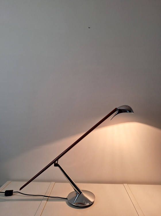 Image 1 of Design postmodern table lamp 'Blue bird' designed by Jorge Pensi for B.Lux