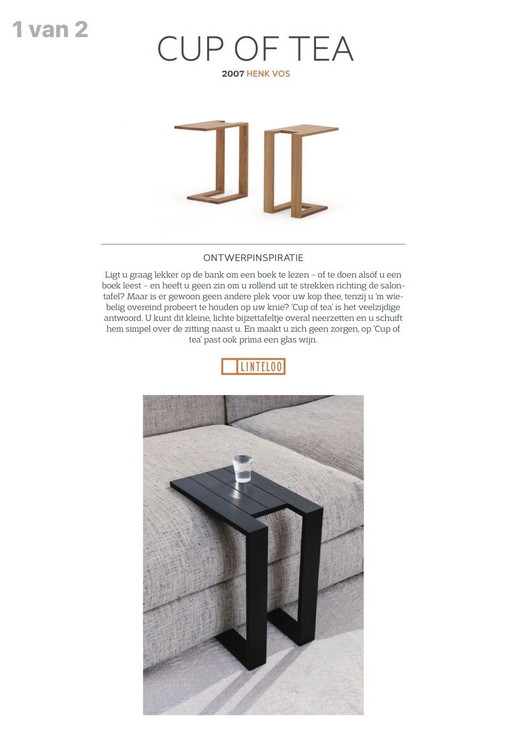 Table basse Linteloo Tasse de thé