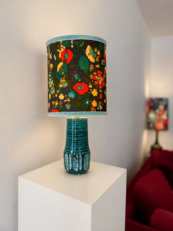 Image 1 of Lampada da tavolo senza fili realizzata in ceramica della Germania Ovest degli anni '60.