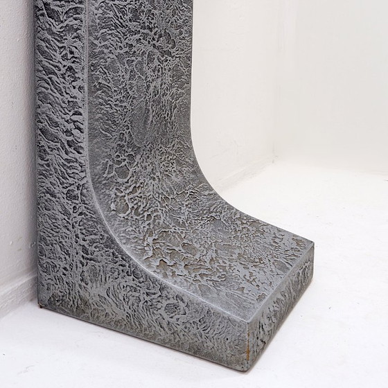 Image 1 of Vintage brutalistische staande klok, jaren 70