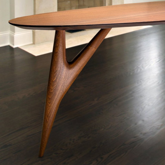 Image 1 of GREYGE TED Mahagoni-Esstisch 240 cm - Handgefertigtes Massivholz-Sapelli, italienisches Design