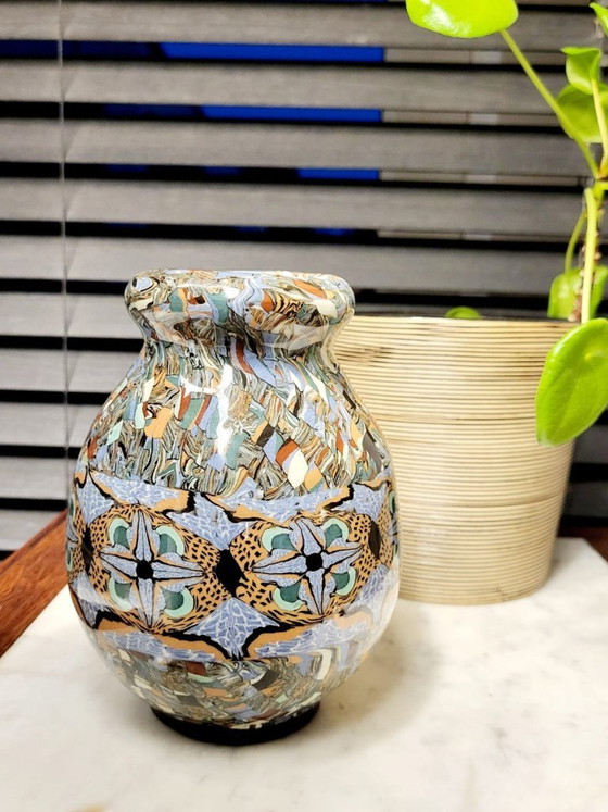 Image 1 of Jean Gerbino vase – Vallauris (France) – unique neriage technique
