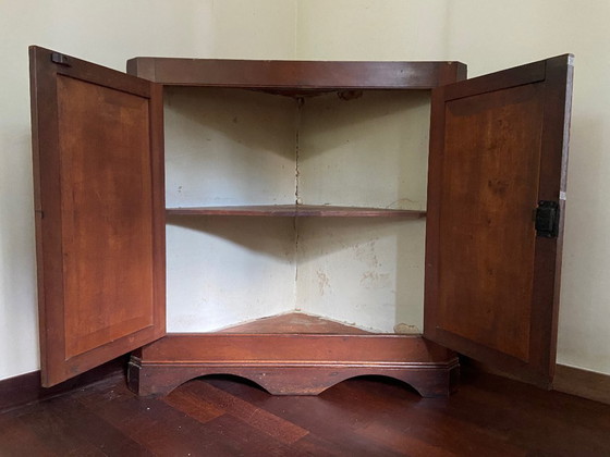 Vetrina e mobile contenitore antico, mogano – Vetrine, Legno (photo 6 of 6)