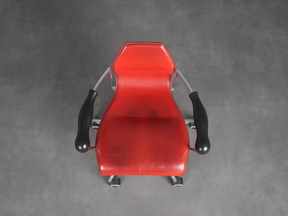 Fantôme bureaustoel van Marie-Christine Dorner voor Montis, Nederland, jaren 90. – Bureaustoelen, Leather (photo 6 of 10)