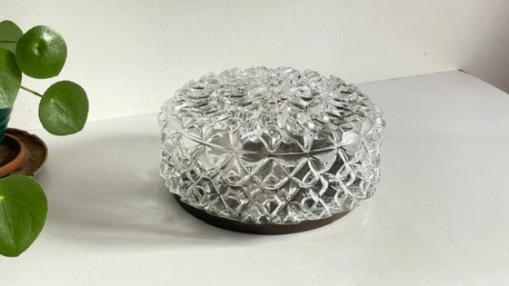 Luxalp N°220 Semi-Crystal Ceiling/Wall Light, 1950s – Glass (photo 14 of 28)