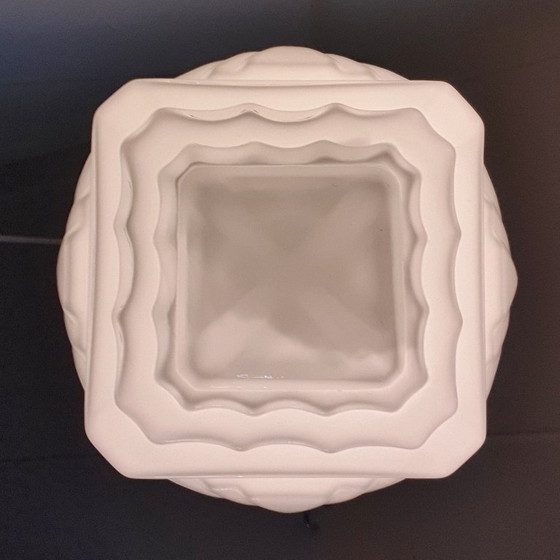 Image 1 of Art Deco hanglamp opaline glas 