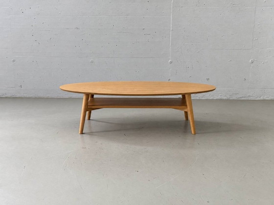 Table basse ovale Mid-Century avec étagère – Style scandinave – Tables basses, Wood (photo 11 of 12)