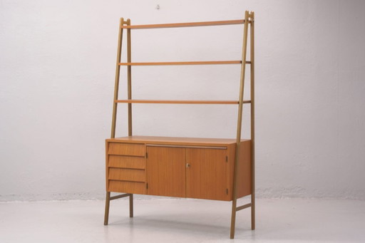 Vintage teak bookcase - Scandinavian design from the 50s and 60s