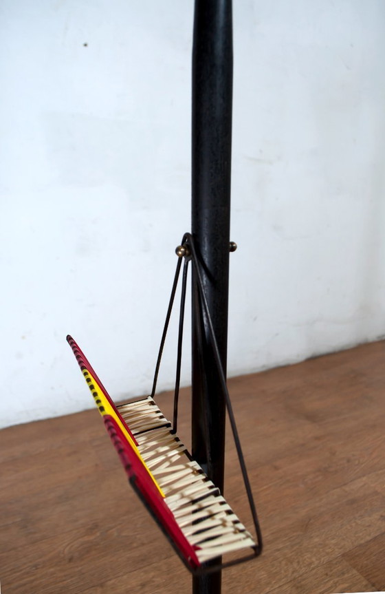 Image 1 of Lámpara de pie italiana de cristal de Murano "Incamiciato", Vistosi Mid-Century Modern, años 50