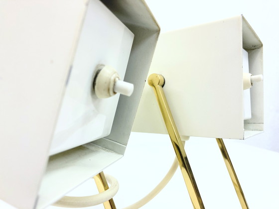 Image 1 of 2 Kaiser Leuchten Cube Lamps Minimalist Table Lamps 60s Design