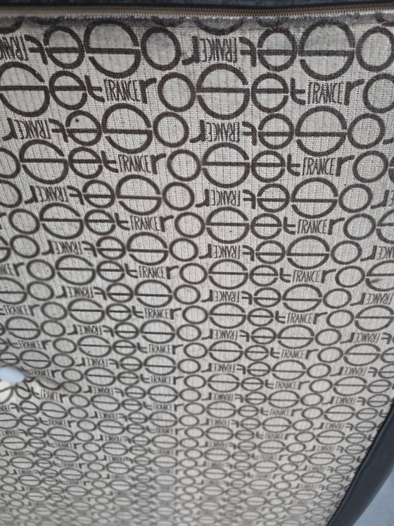 Image 1 of Unique vintage seating area – Ligne Roset Kali (1970s) – black leather – very good condition