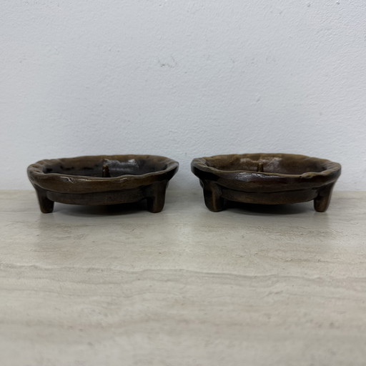 Set van 2 Horst Dalbeck kandelaars, 1970