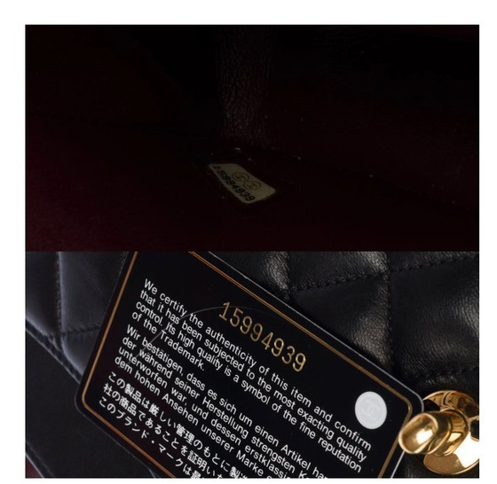 Image 1 of Tasche CHANEL Timeless/Classique en Cuir Noir - 103460