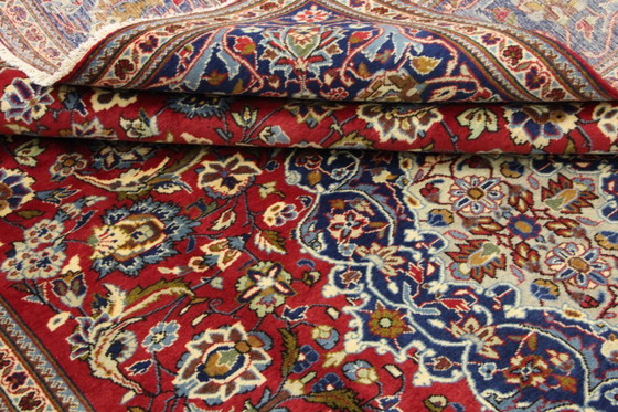 Image 1 of Tappeto persiano originale Keshan, Kashan Rosso 363 x 255 cm Ottime condizioni Classico Antico