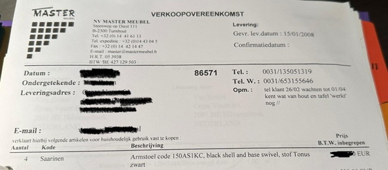 Image 1 of 4x original Knoll Tulip Armchairs