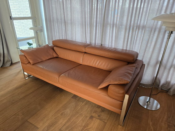 Image 1 of Calia Italia Romeo, 2,5 plazas, cuero, diseño (2 piezas)