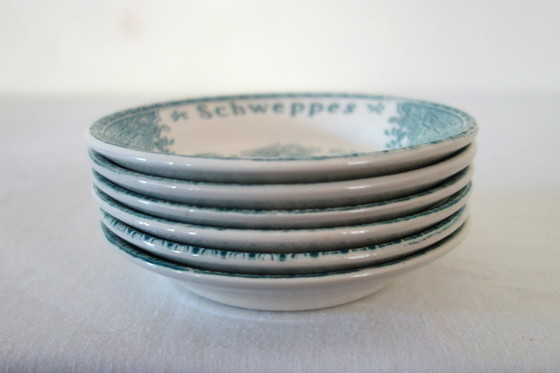 Image 1 of 6 Schweppes Bitter Lemon kommen Vintage Gien aardewerk