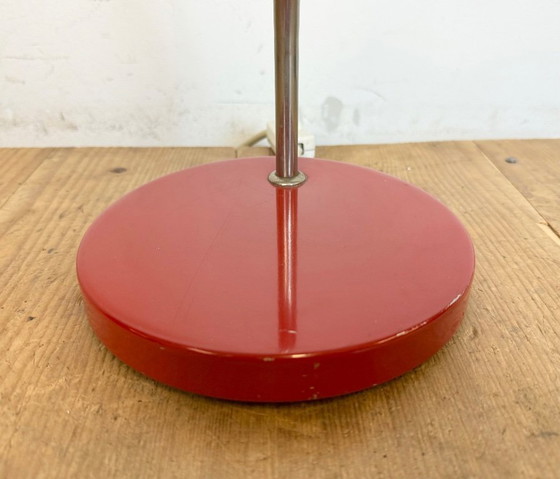 Image 1 of Vintage Red East German Table Lamp from AKA Leuchten, 1970s